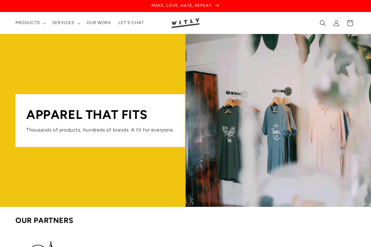 Bywitly homepage screenshot