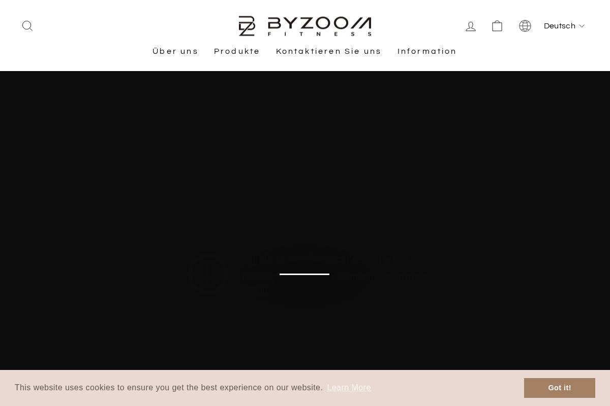byzoomfitness.eu homepage screenshot