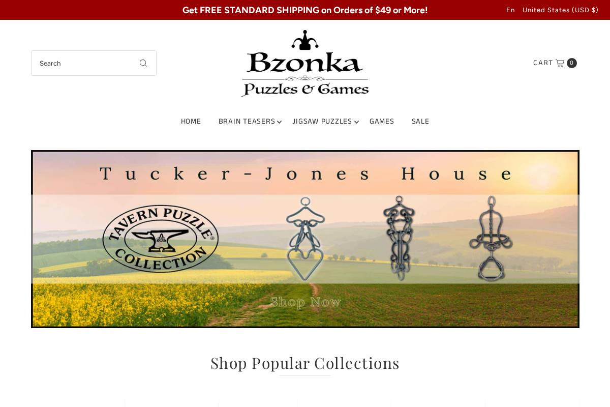 bzonka.com homepage screenshot