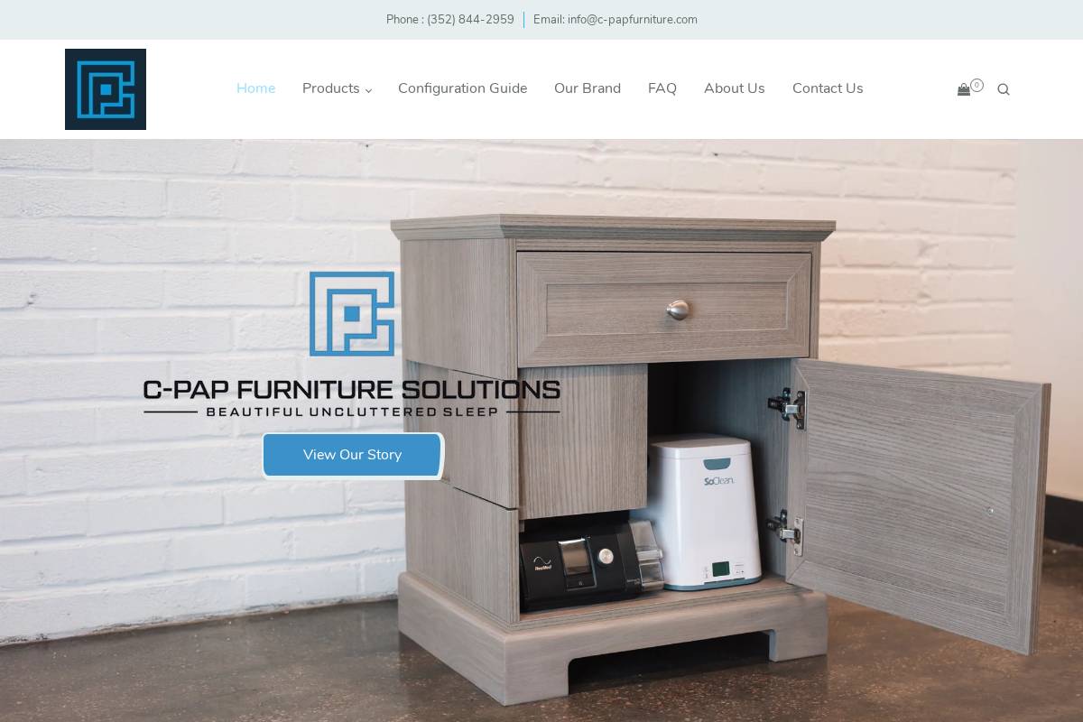 c-papfurniture.com homepage screenshot