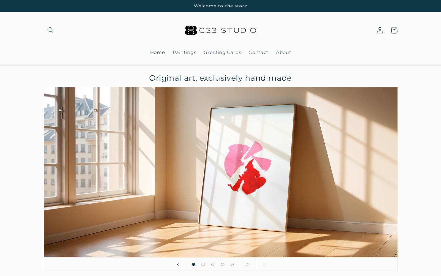 c33studio.com homepage screenshot