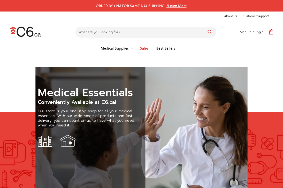 C6.ca homepage screenshot