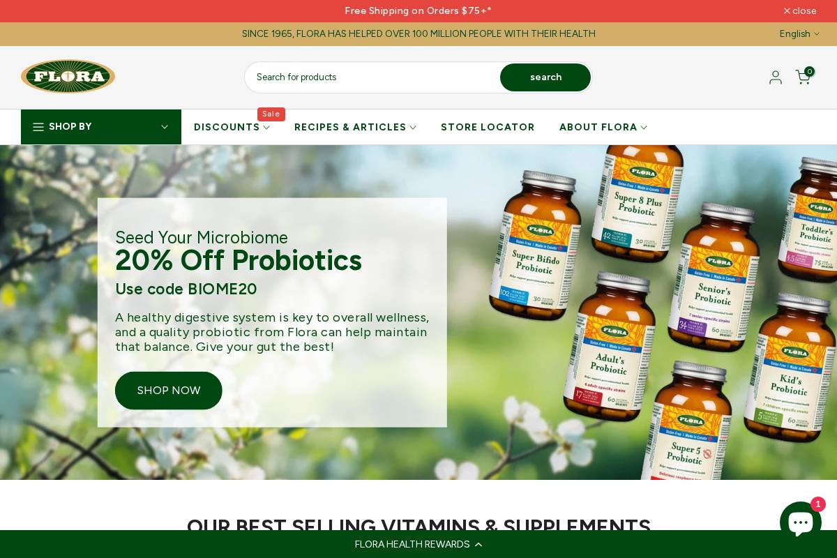 ca-en.florahealth.com homepage screenshot