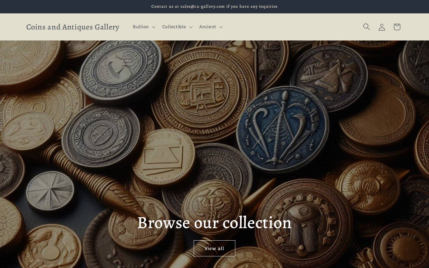 ca-gallery.com homepage screenshot