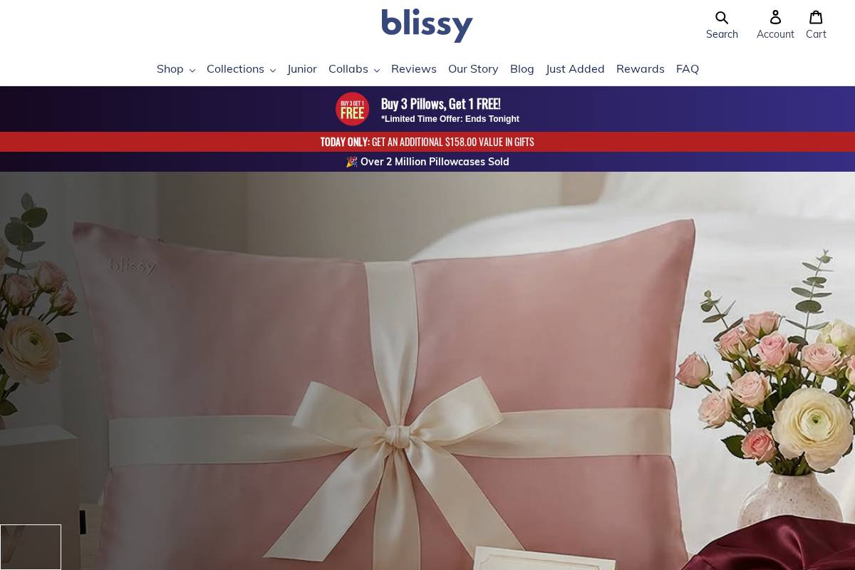 ca.blissy.com homepage screenshot