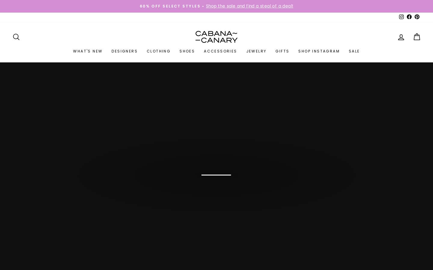 cabanacanary.com homepage screenshot