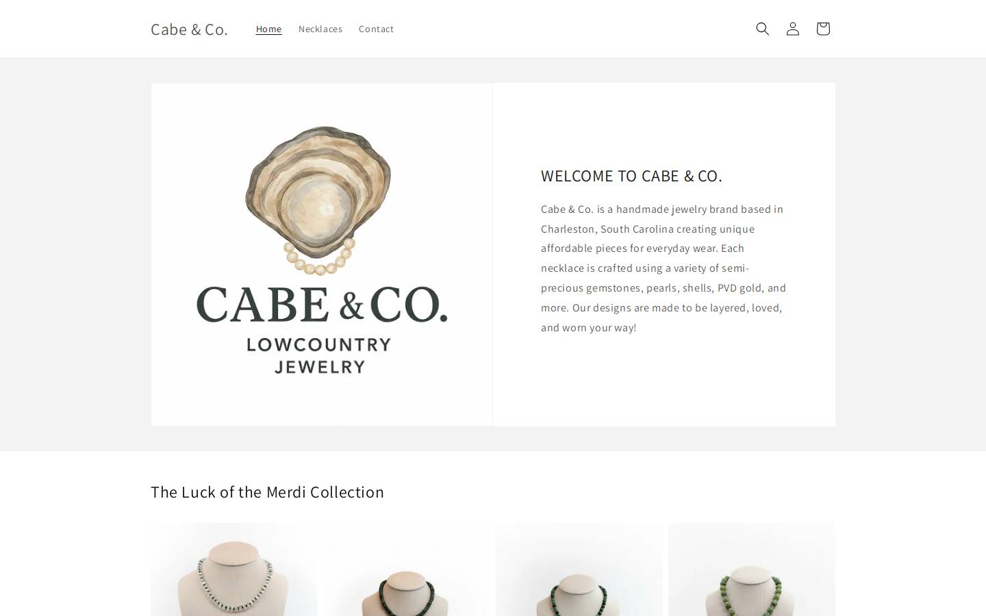 cabeandco.shop homepage screenshot