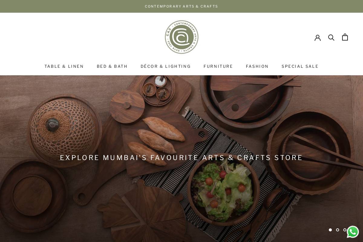 cac.co.in homepage screenshot
