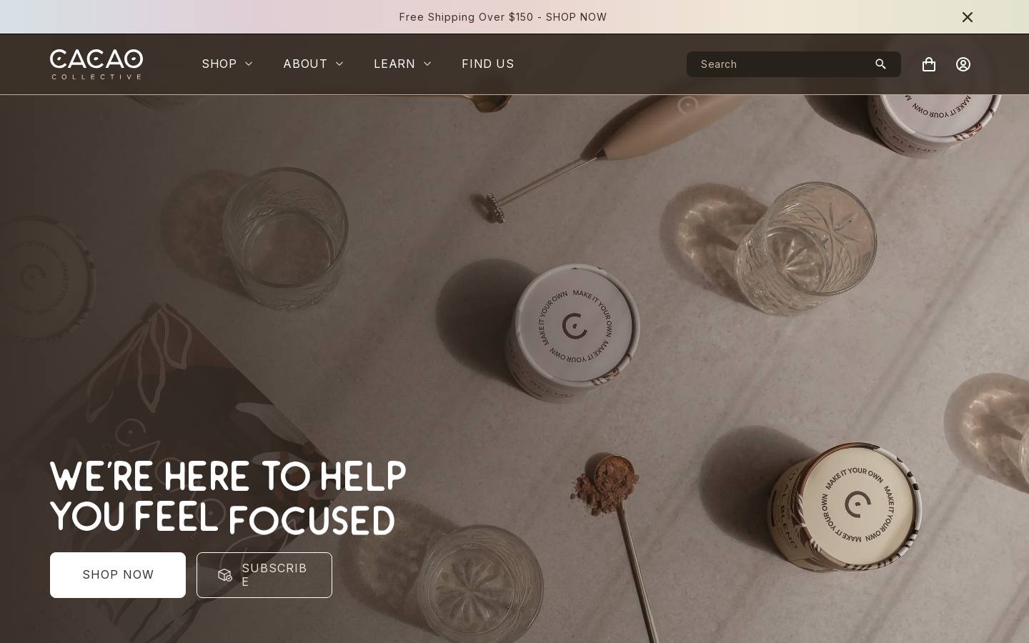 cacaocollective.com.au homepage screenshot