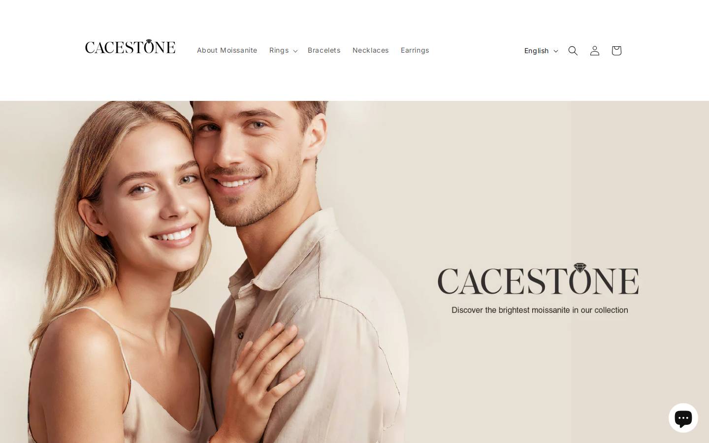 cacestone.com homepage screenshot