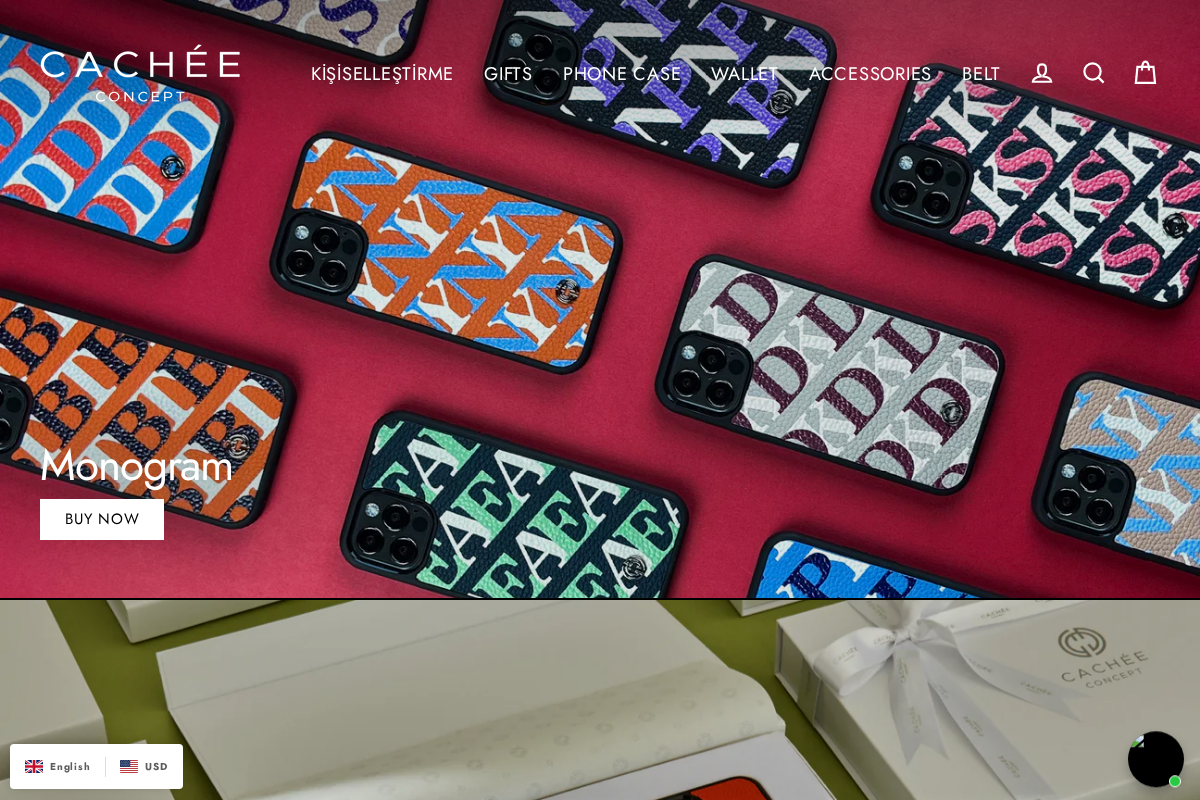 Cachee Concept homepage screenshot