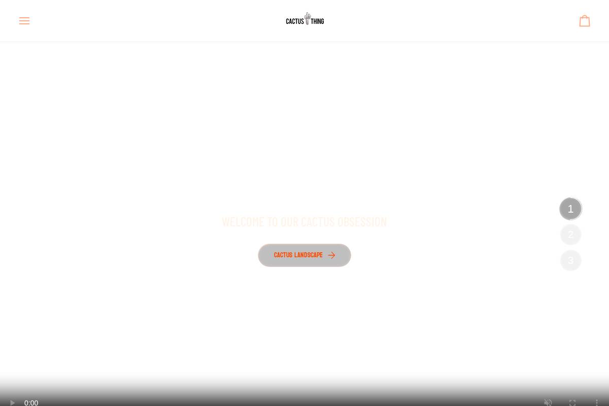 cactusthing.com homepage screenshot