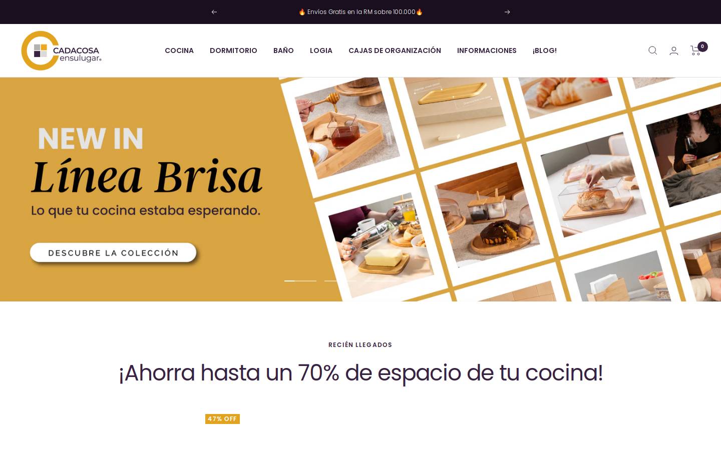 cadacosaensulugar.cl homepage screenshot