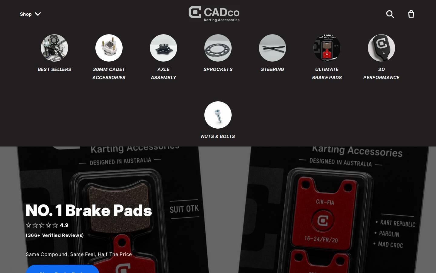 cadco.au homepage screenshot