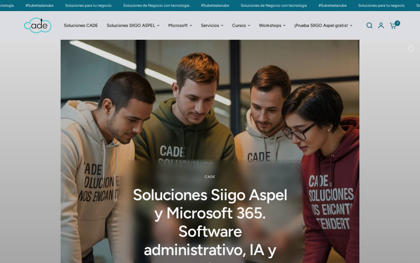 cade.com.mx homepage screenshot