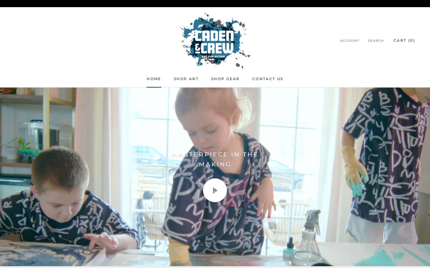 cadenandcrew.com homepage screenshot