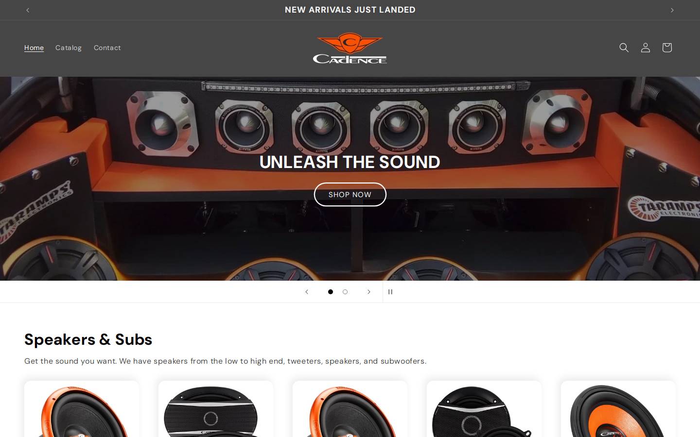 cadenceamericas.com homepage screenshot