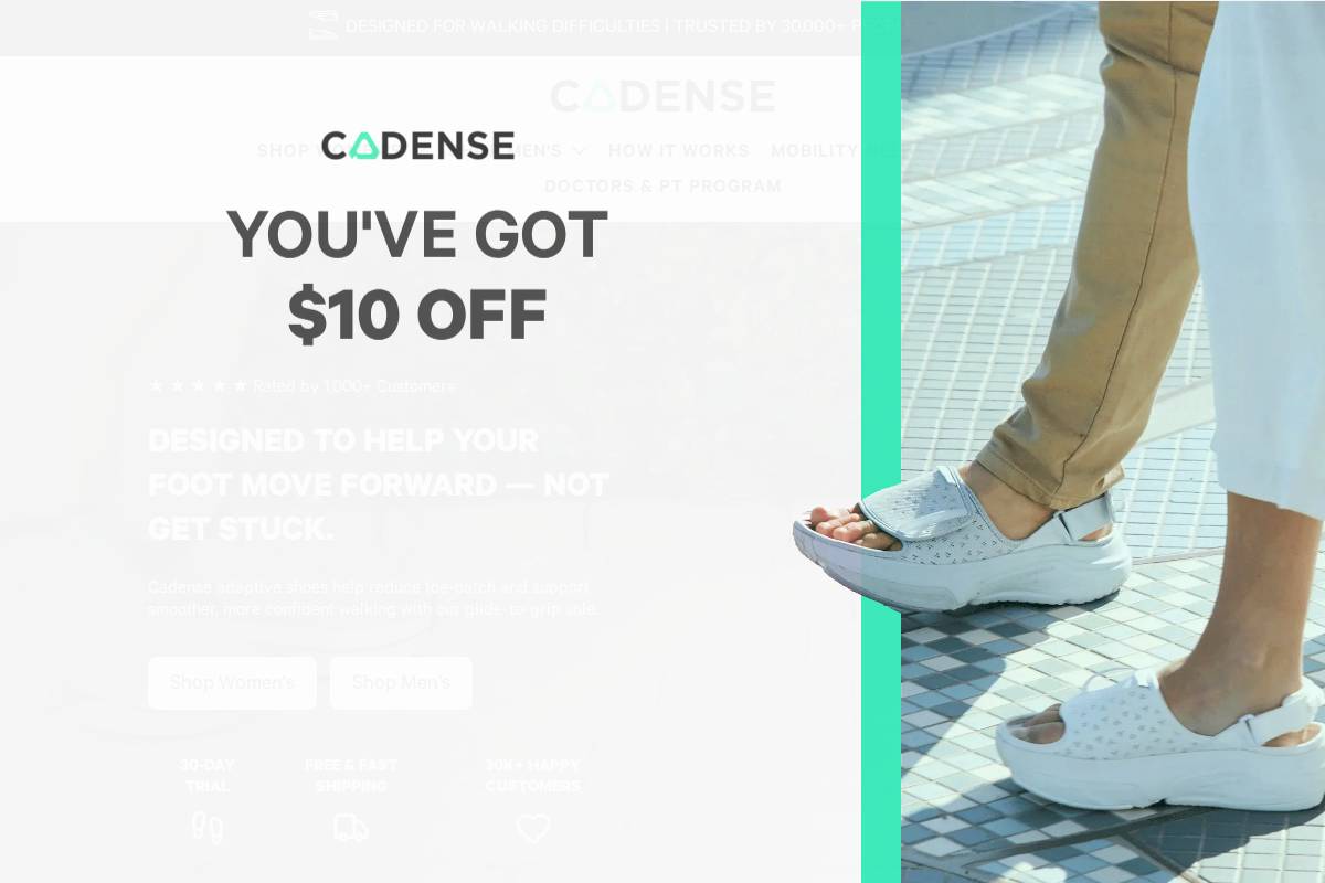 Cadense homepage screenshot