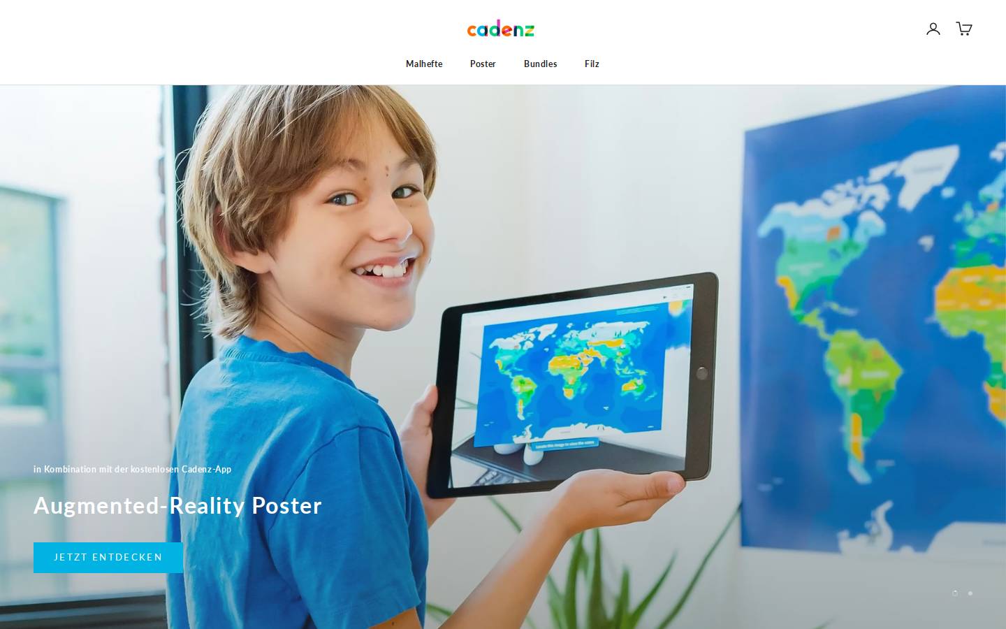 Cadenz Verlag homepage screenshot