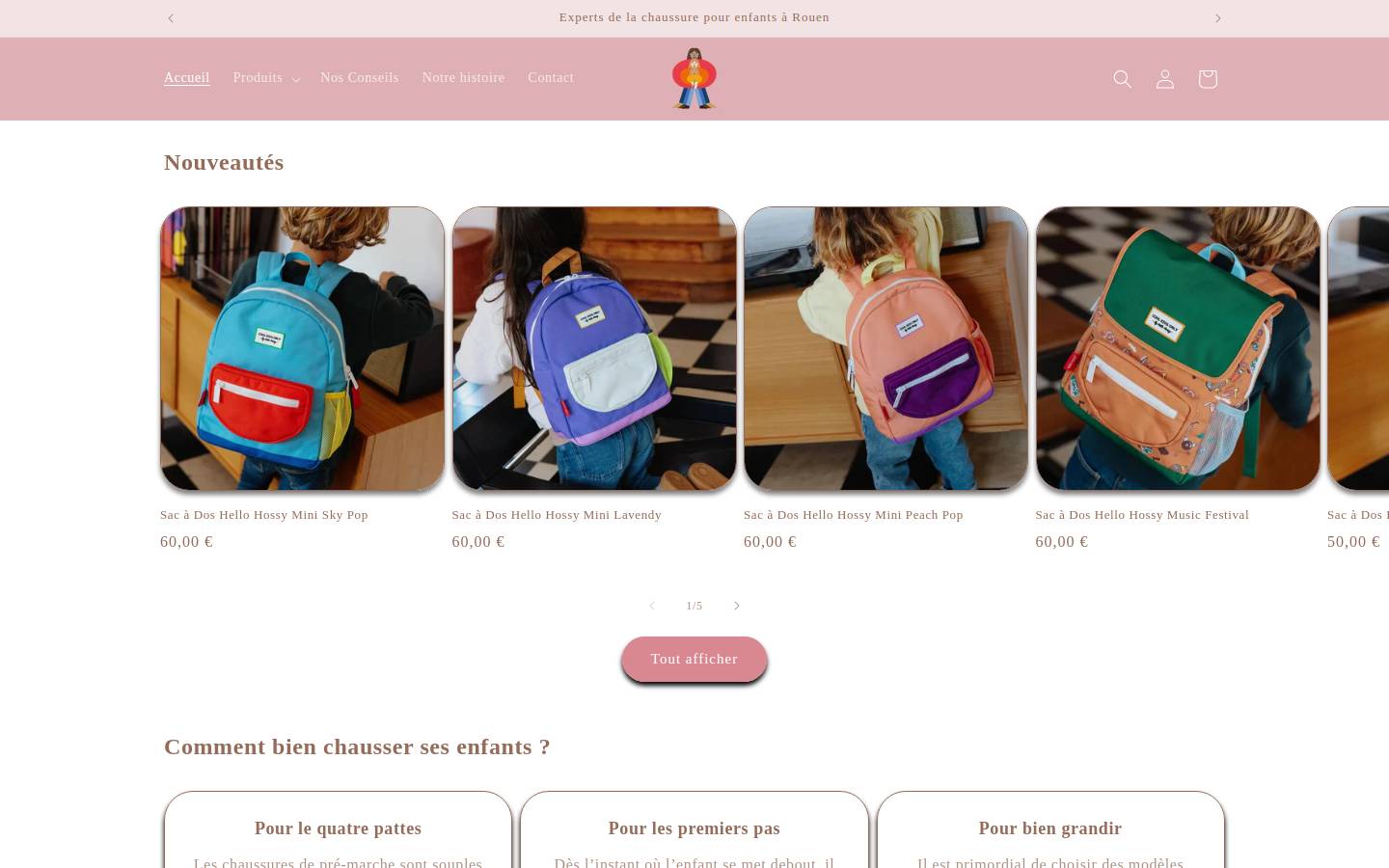 cadetteboutique.com homepage screenshot