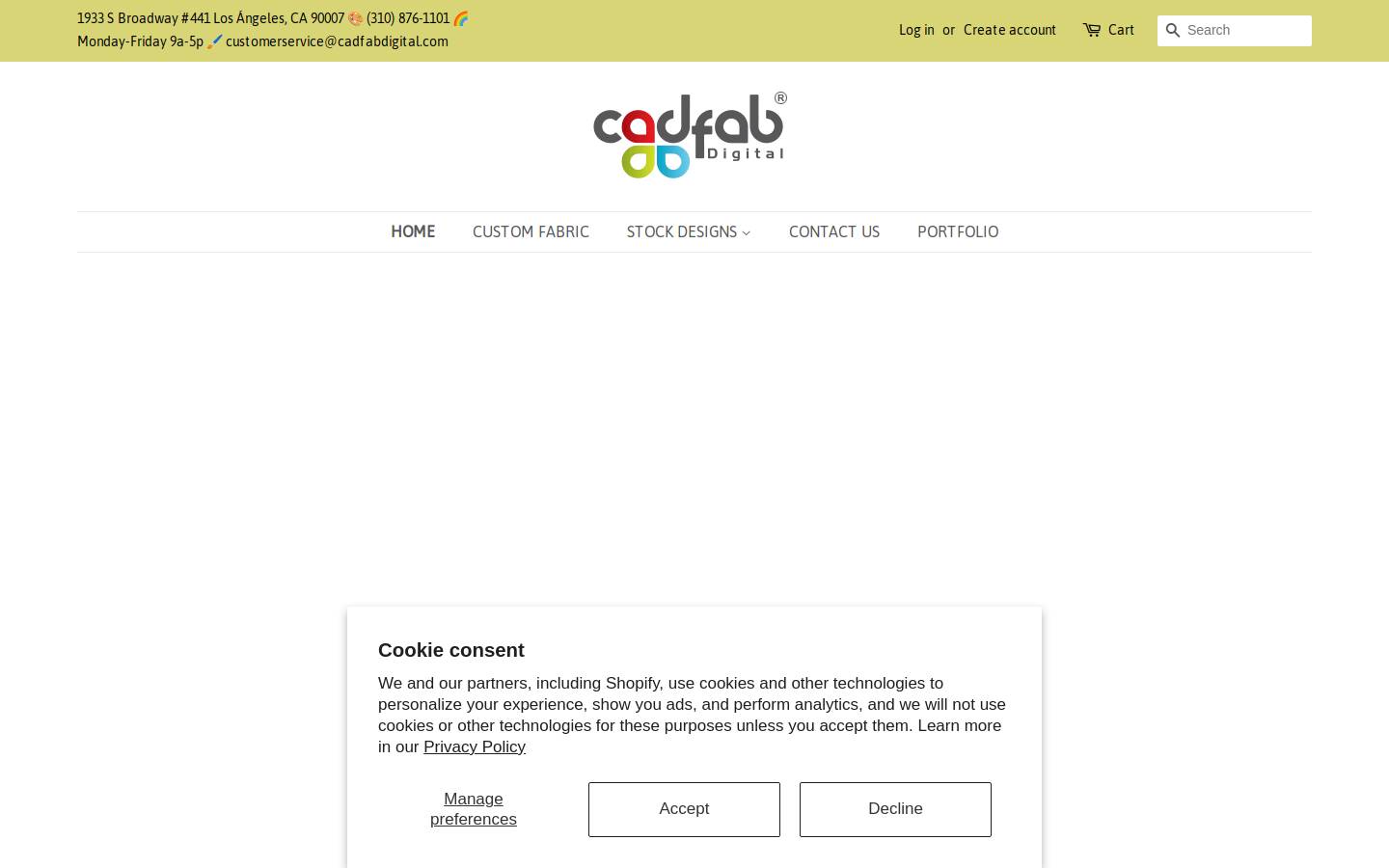 cadfabdigital.com homepage screenshot