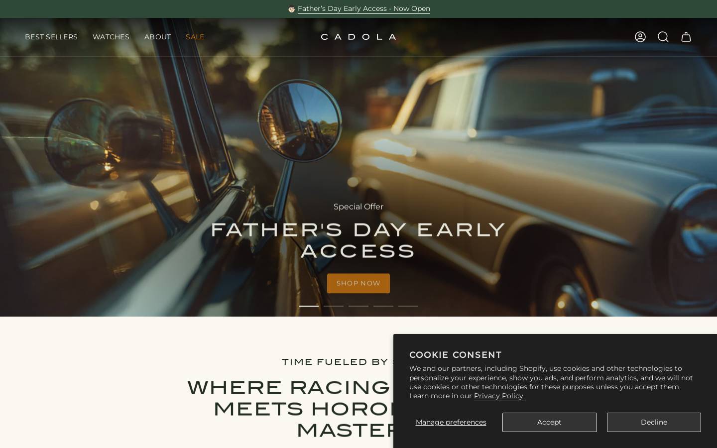 cadola1946.com homepage screenshot