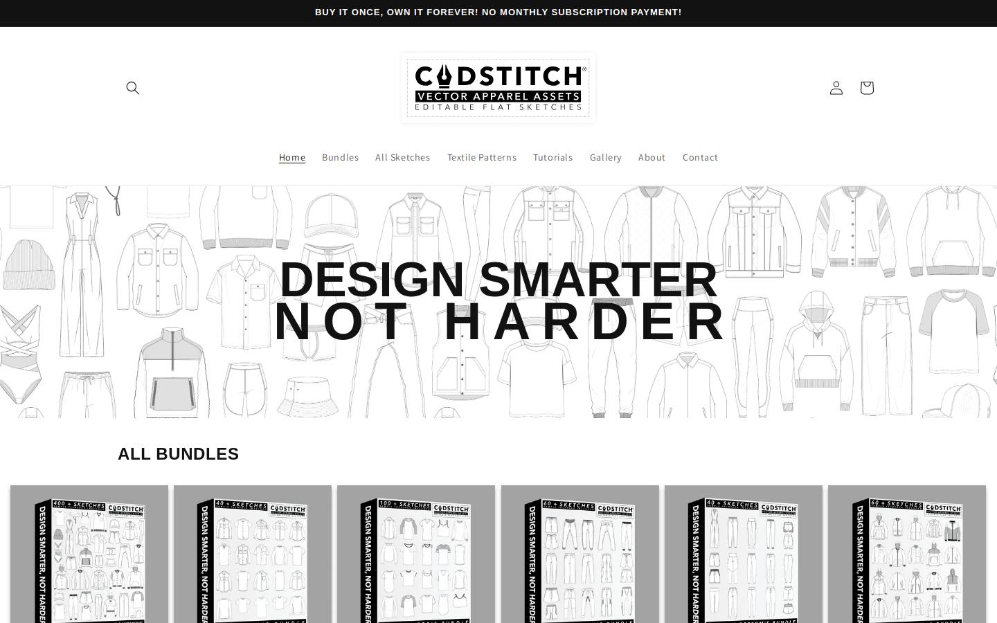 cadstitch.com homepage screenshot