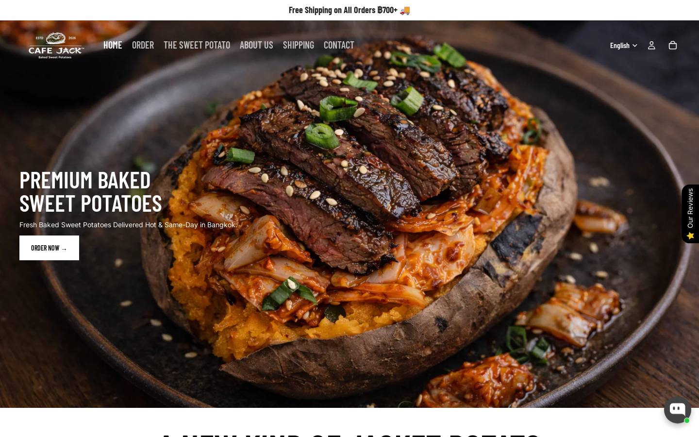 cafe-jack.com homepage screenshot