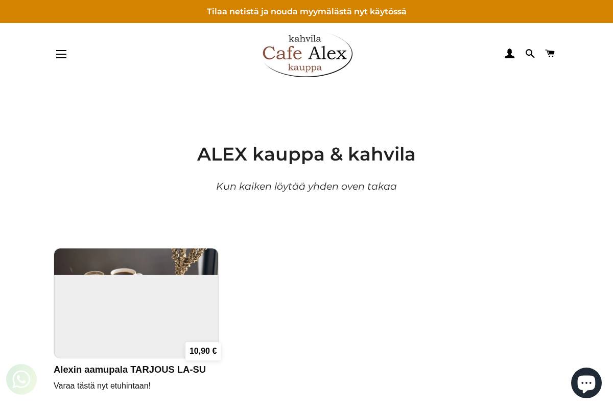 cafealex.shop homepage screenshot