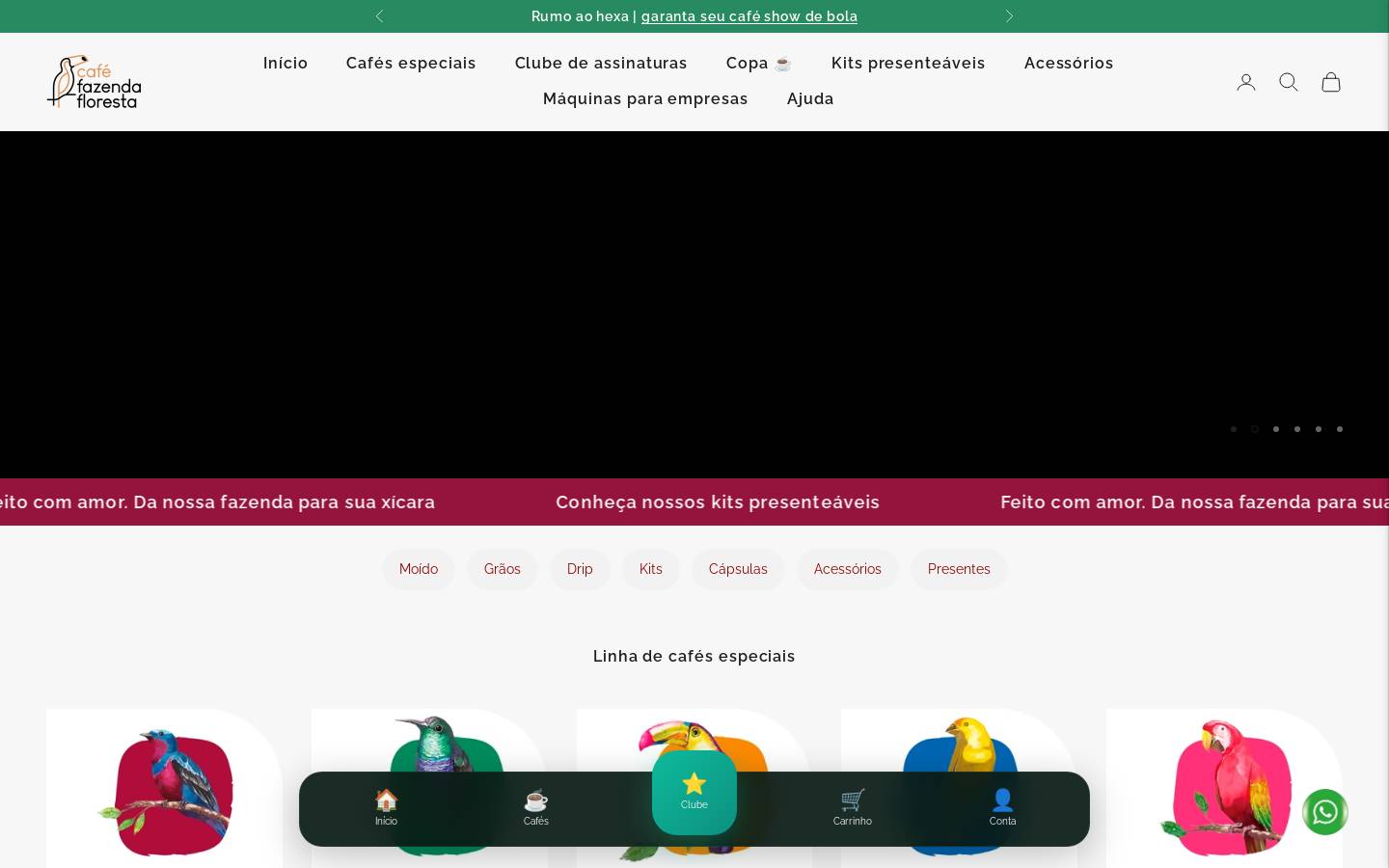 cafefazenda.com.br homepage screenshot