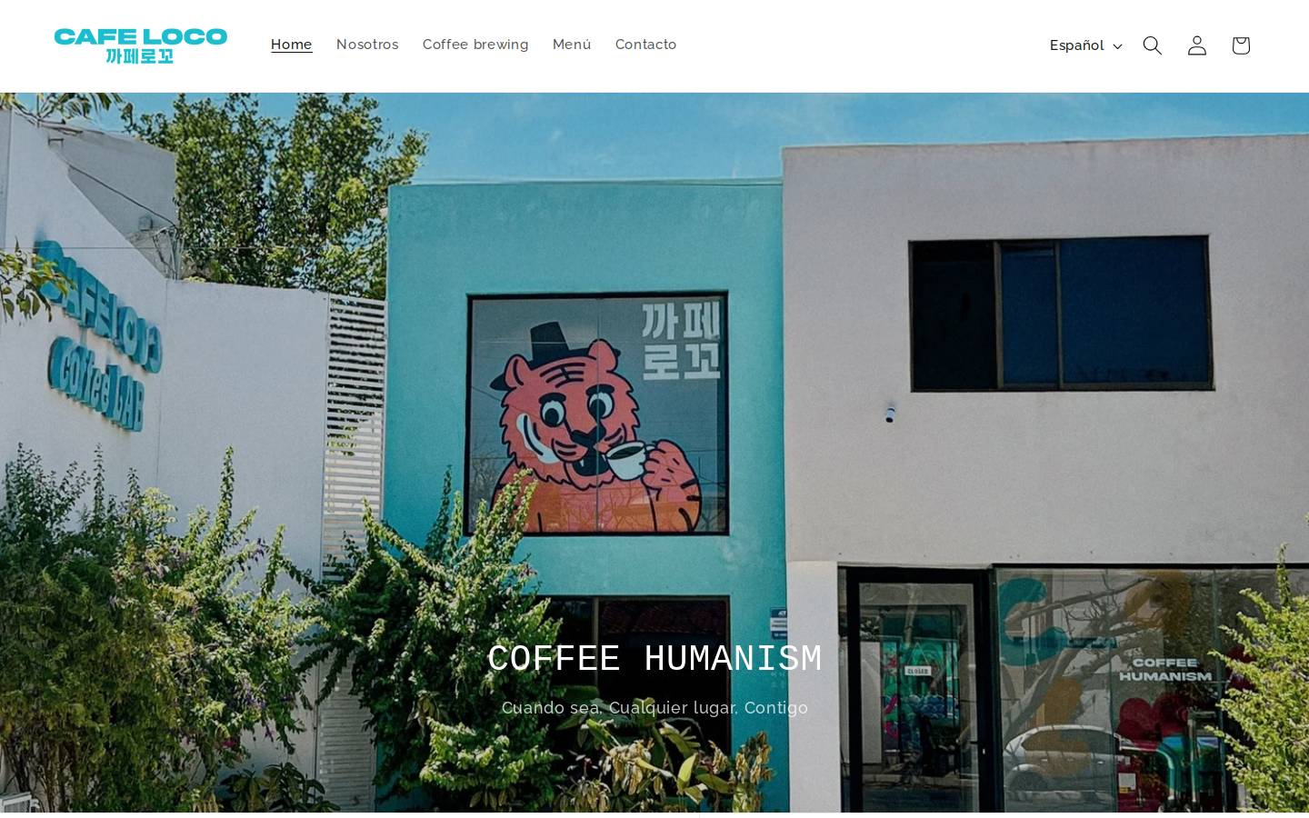 cafelococoffee.com homepage screenshot