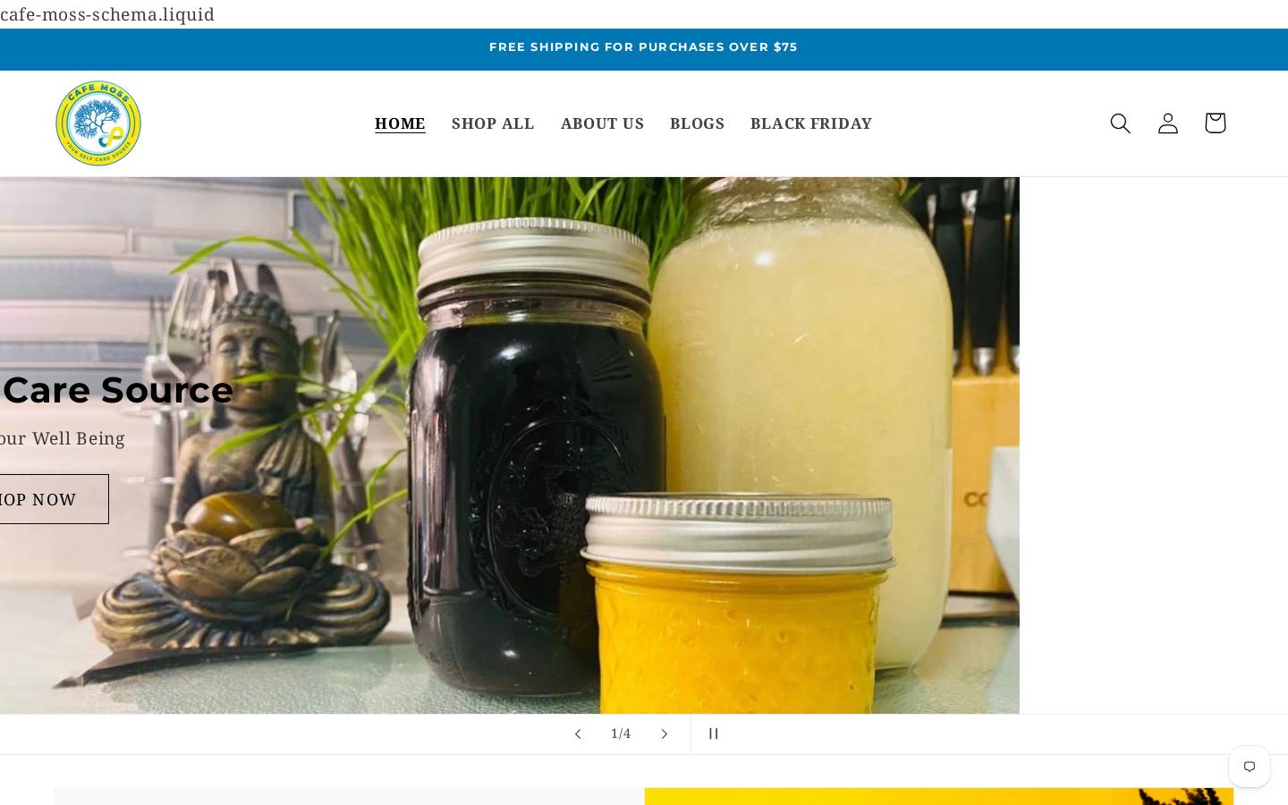 cafemossatl.com homepage screenshot