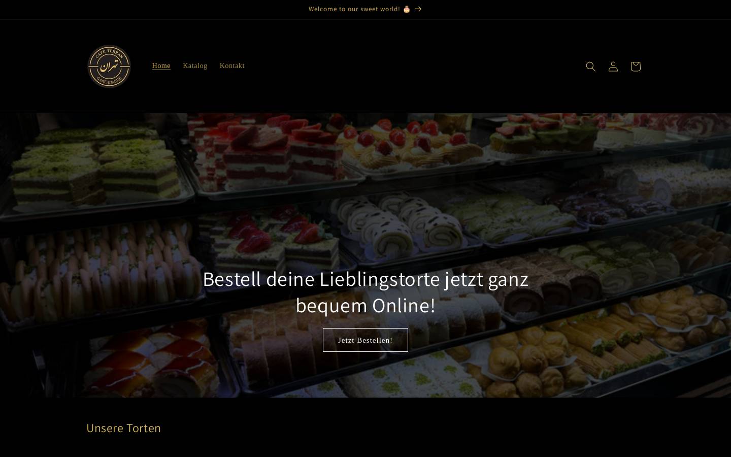 cafetehran.de homepage screenshot