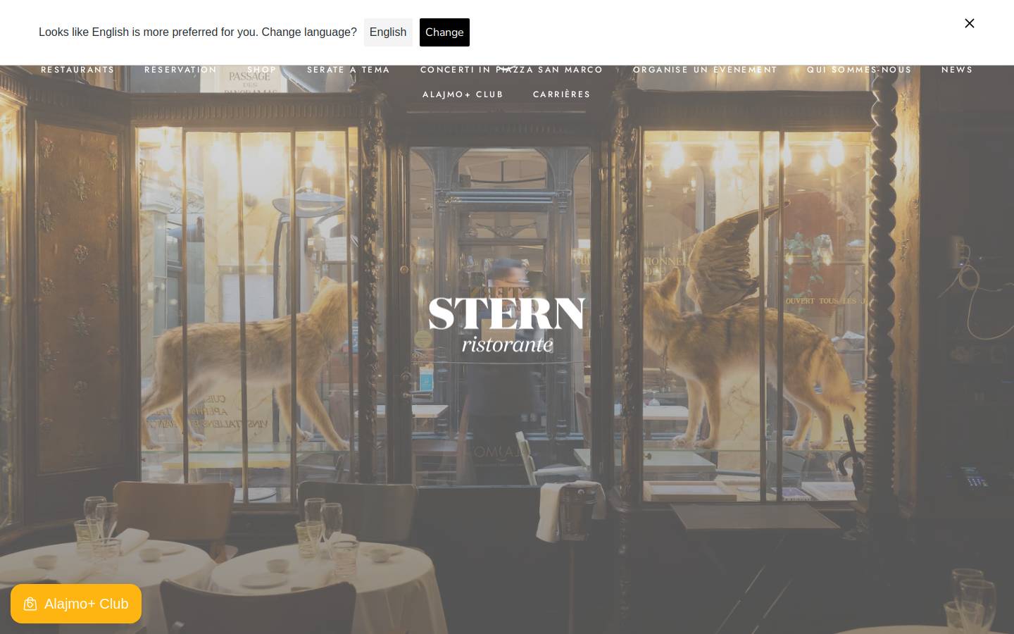 caffestern.fr homepage screenshot
