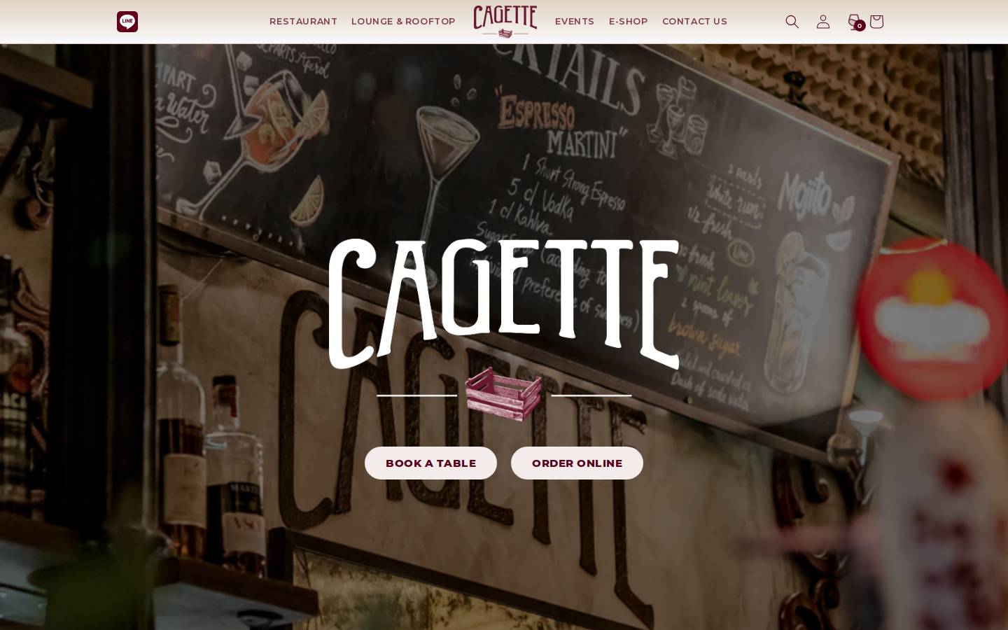 cagettebkk.com homepage screenshot