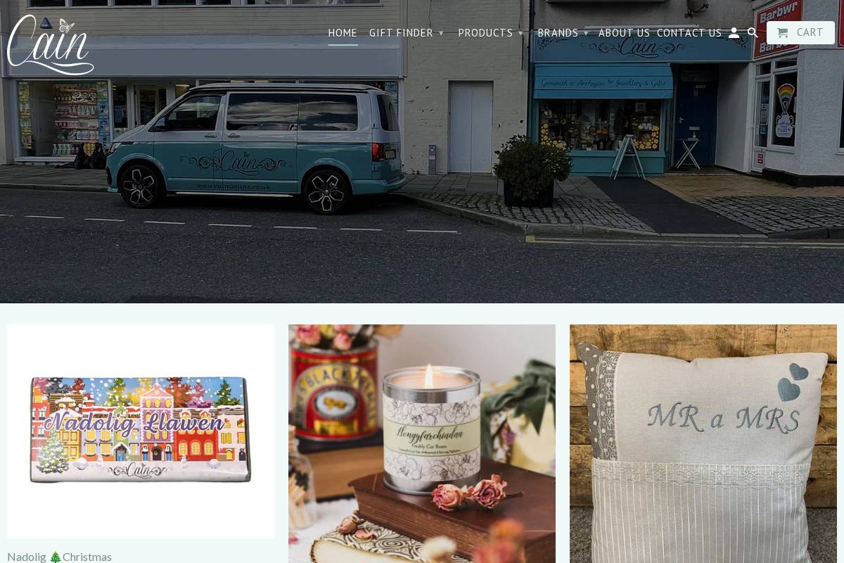 cainonline.co.uk homepage screenshot