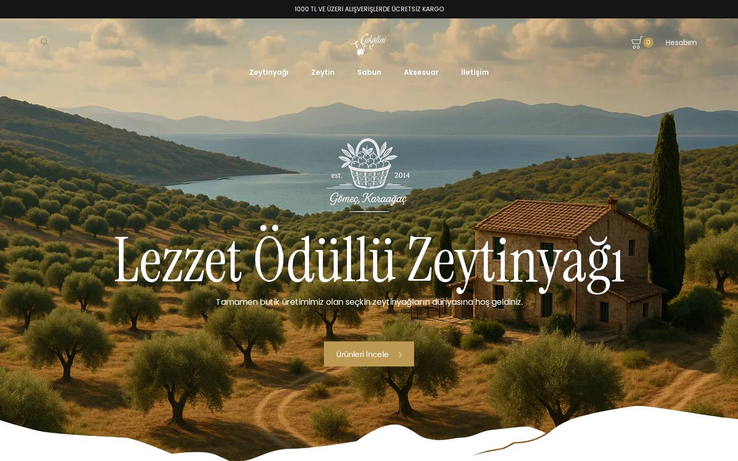 cakalini.com.tr homepage screenshot