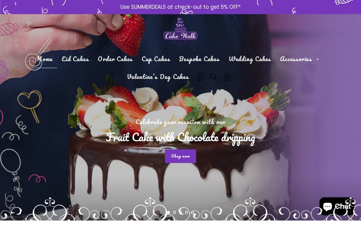 Cakewalklondon homepage screenshot