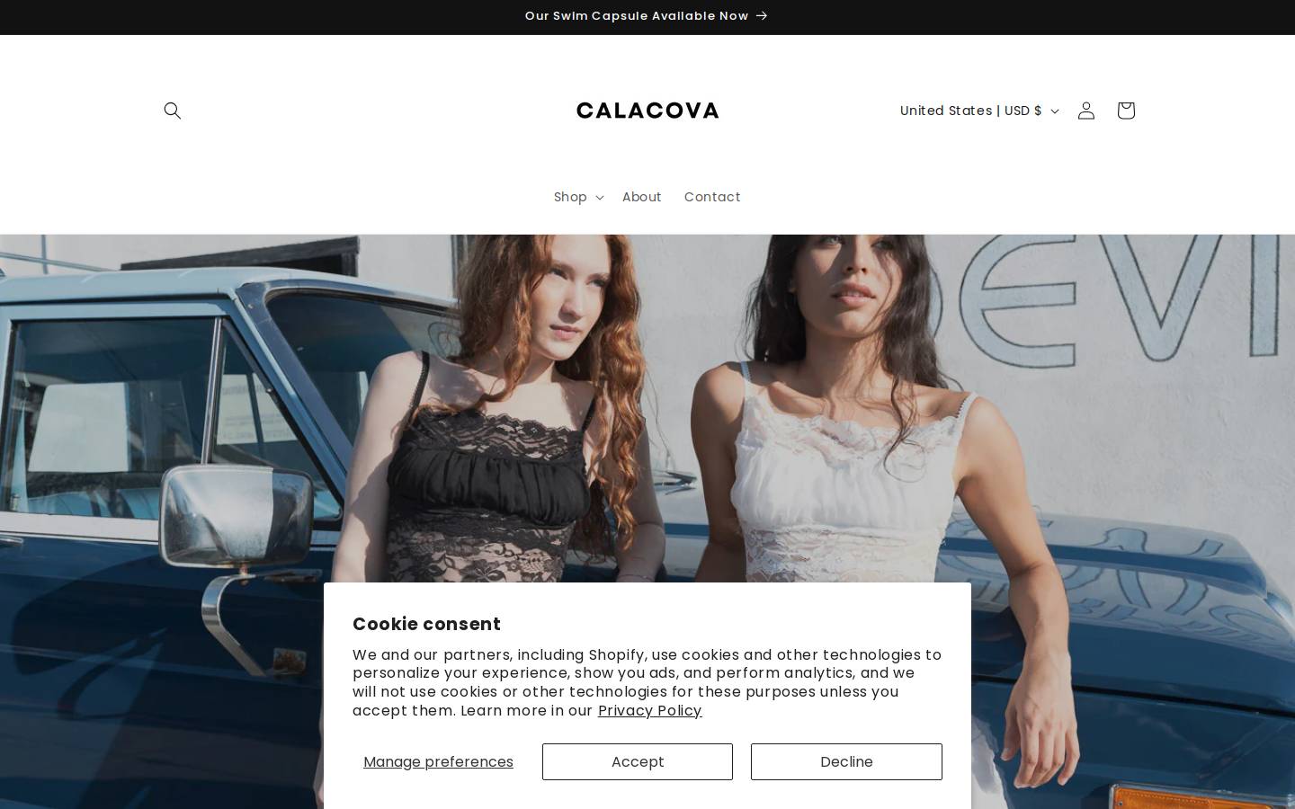 calacova.com homepage screenshot