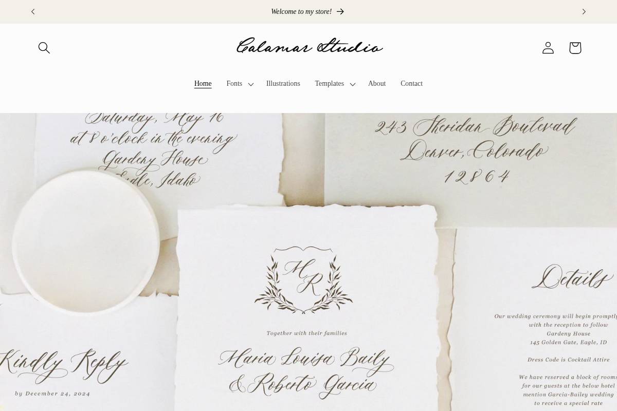 calamar.studio homepage screenshot