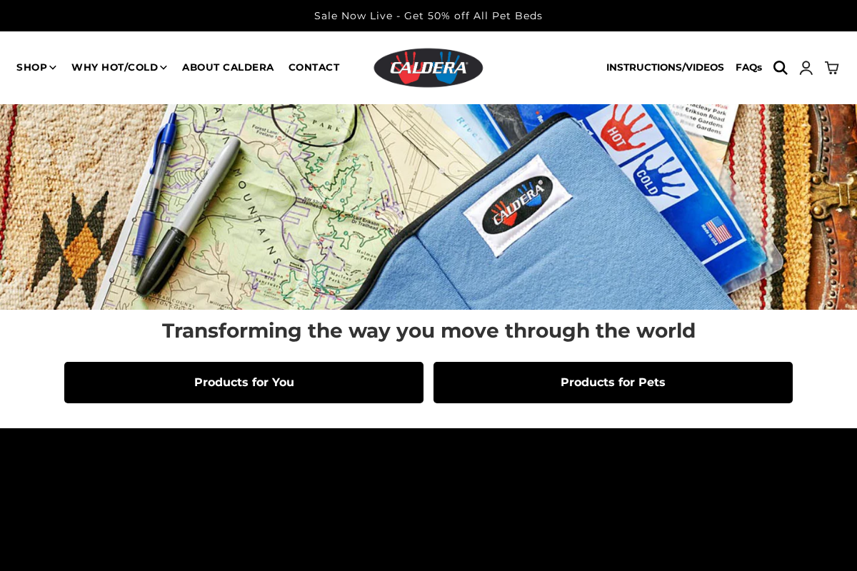 calderaintl.com homepage screenshot