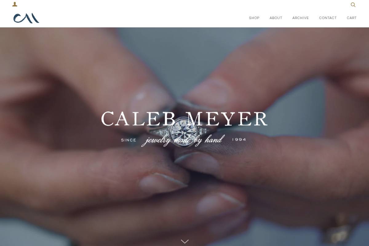 calebmeyer.com homepage screenshot