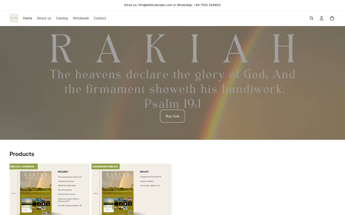 calendariobiblico.com homepage screenshot