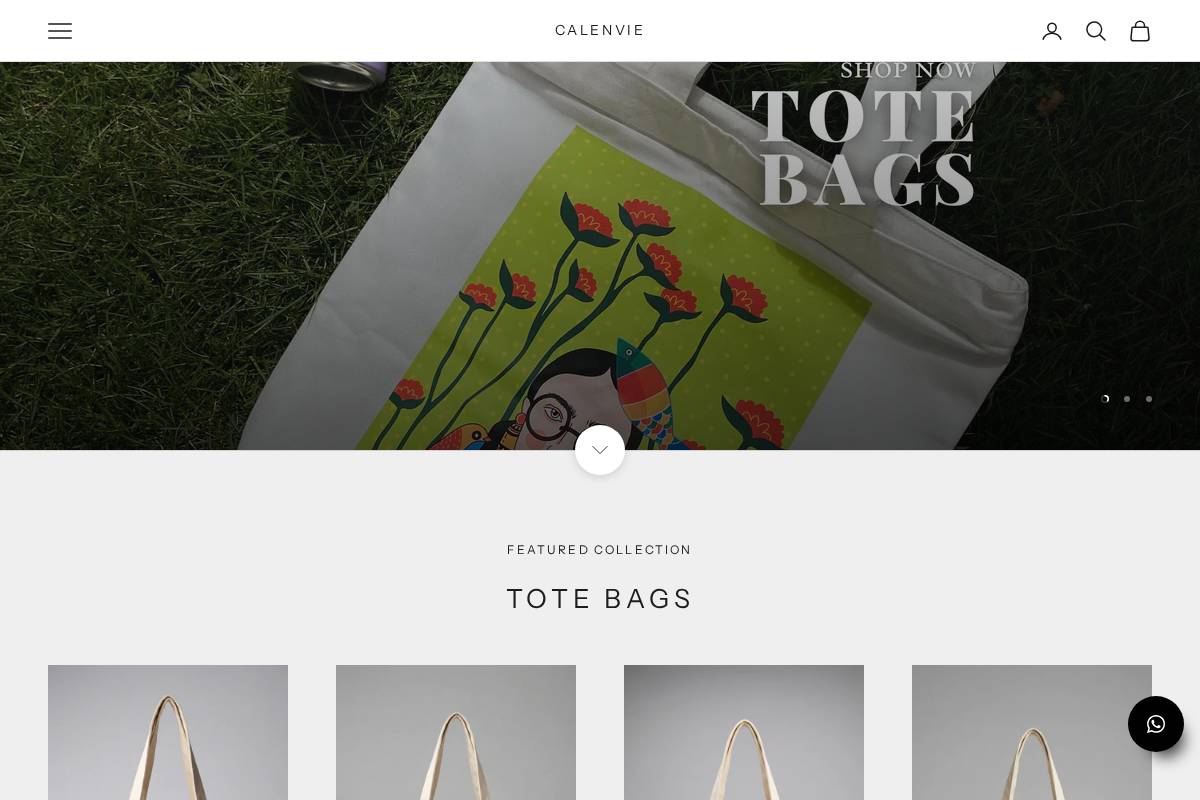 calenvie.com homepage screenshot