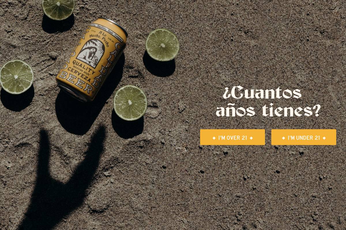 calidadbeer.com homepage screenshot