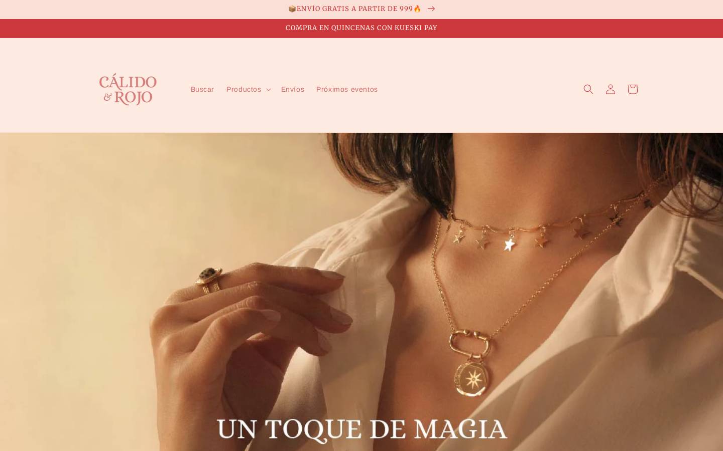 calidoyrojo.com.mx homepage screenshot