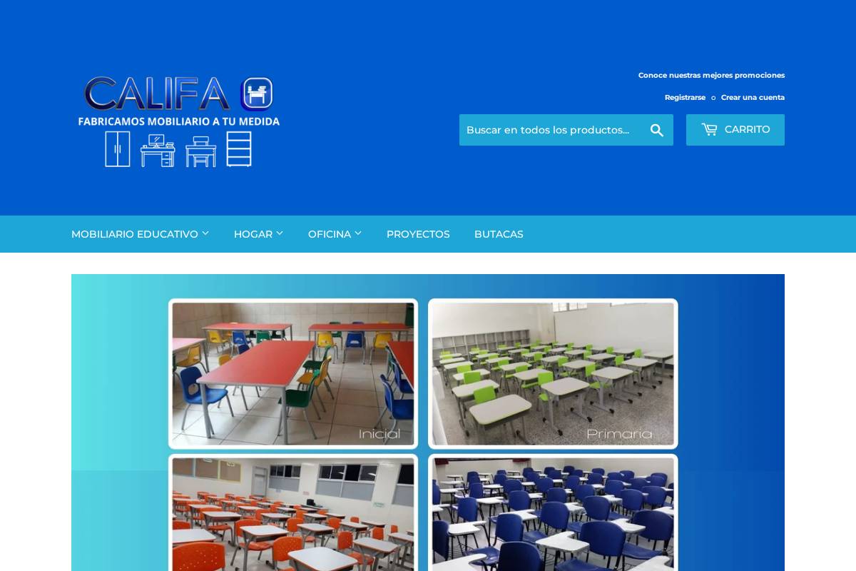califa.com.pe homepage screenshot