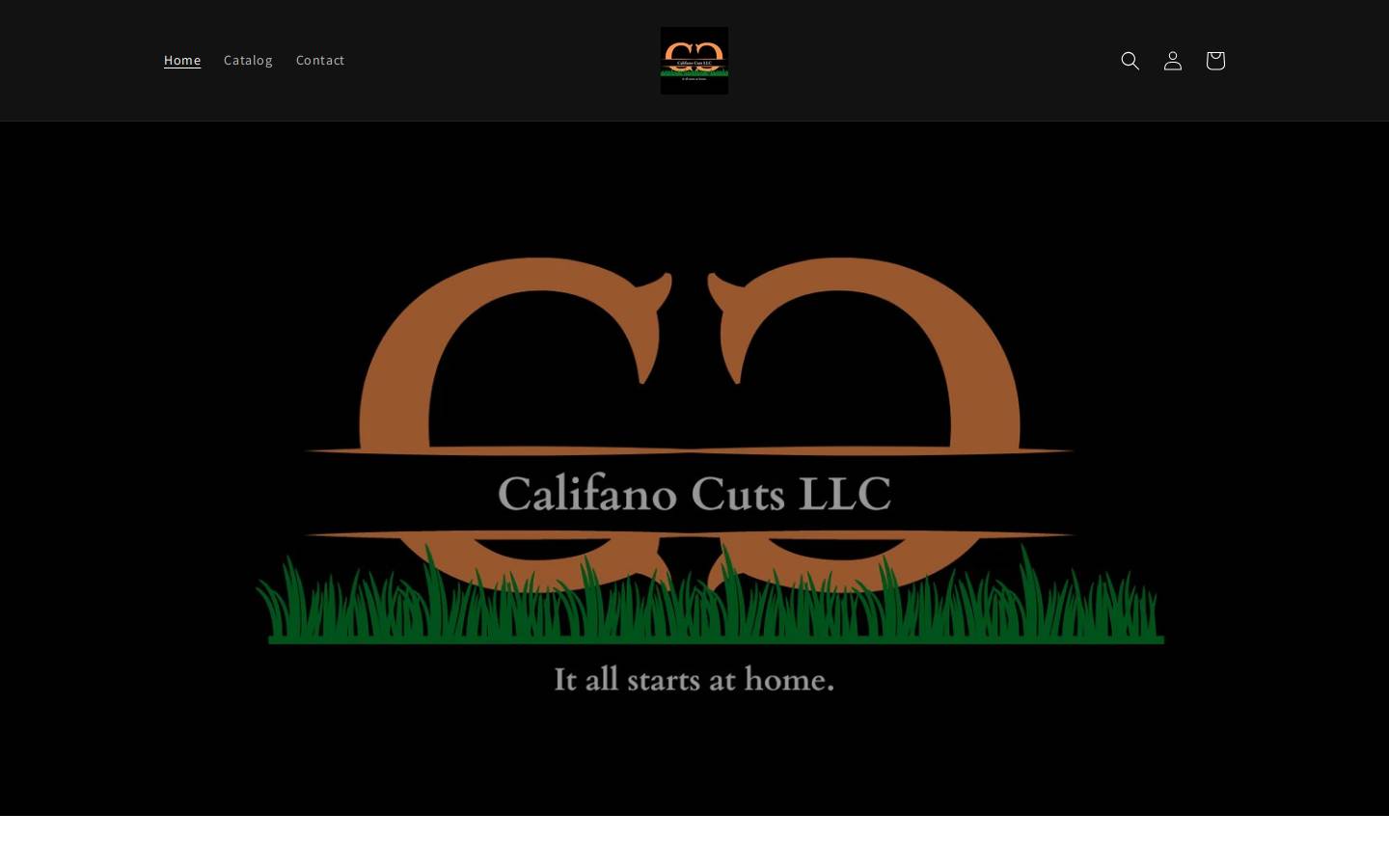 califanocuts.com homepage screenshot