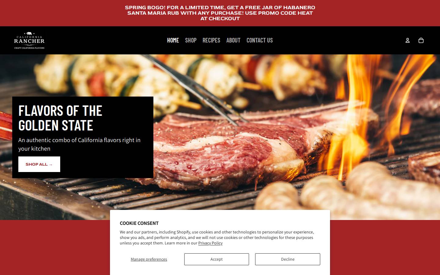 california-rancher.com homepage screenshot