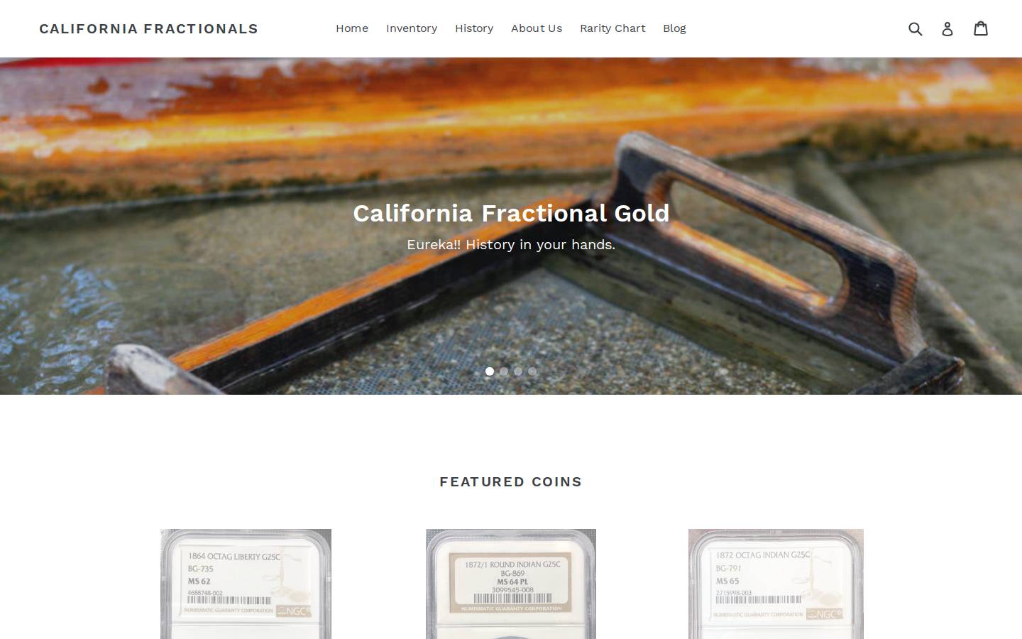 californiafractionals.com homepage screenshot